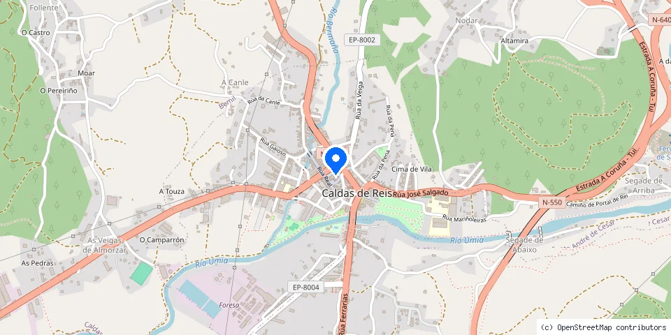 Mapa de la ubicación publicada de Cerrajeria Galicia 24horas