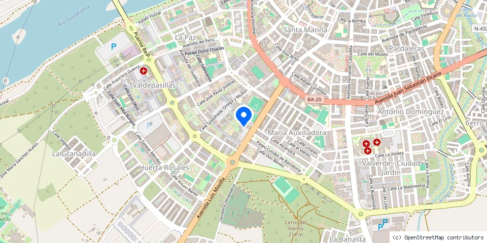 Mapa de la ubicación publicada de Cerrajeria Perez Pardo S.L