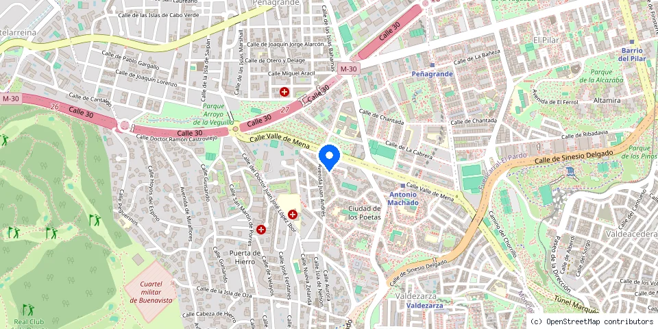 Mapa de la ubicación publicada de Aluminios García y Alende