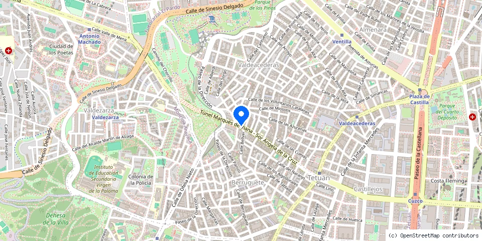 Mapa de la ubicación publicada de Código Exprés