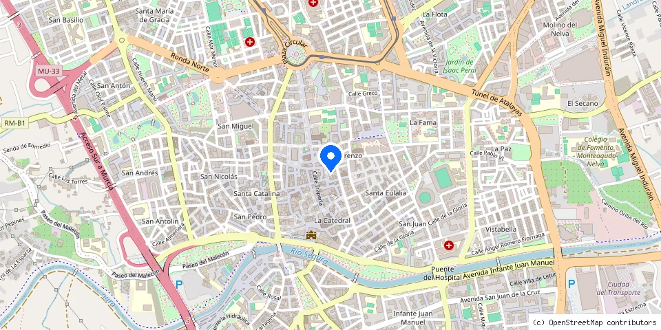 Mapa de la ubicación publicada de Todo Llave