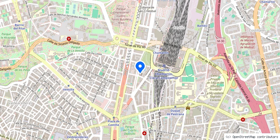 Mapa de la ubicación publicada de Portal Cerrajeros