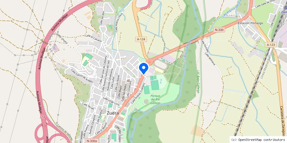 Mapa de la ubicación publicada de Talleres Tenas Valiente