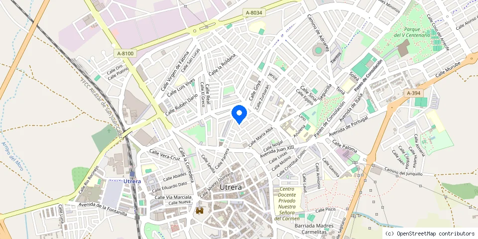 Mapa de la ubicación publicada de Ferretería Rejolayma
