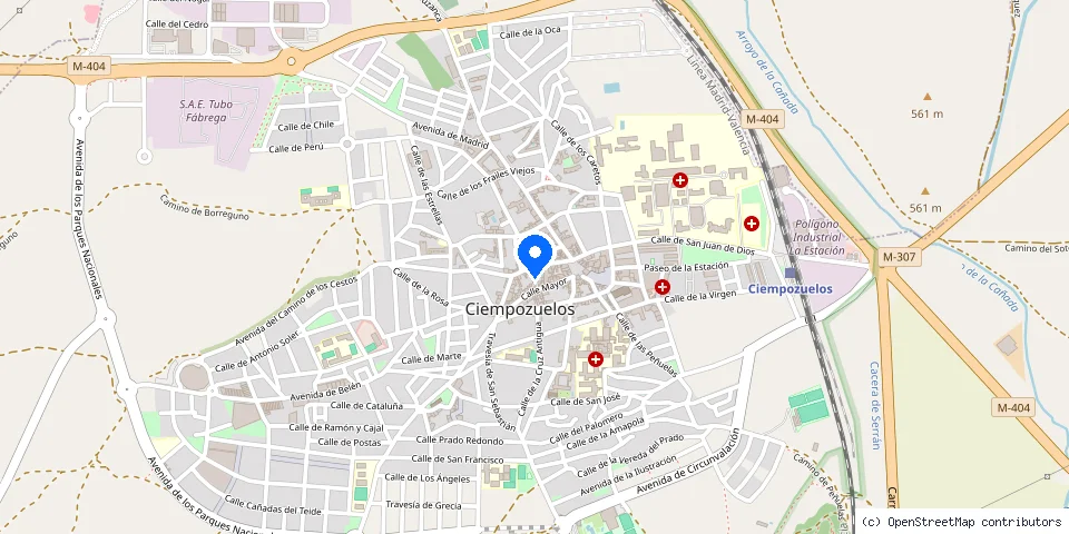 Mapa de la ubicación publicada de Alex Reparaciones