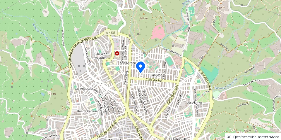Mapa de la ubicación publicada de Cerrajero 24 horas Daniel
