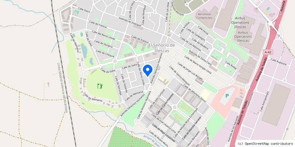 Mapa de la ubicación publicada de Cerrajería Gabriel Sánchez Perea