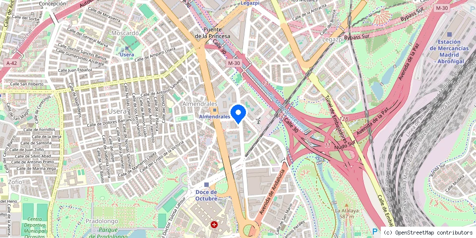Mapa de la ubicación publicada de santigo.es