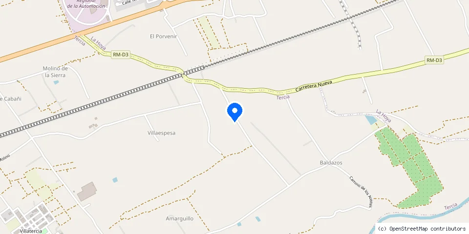 Mapa de la ubicación publicada de Cerrajeria La Guirreta