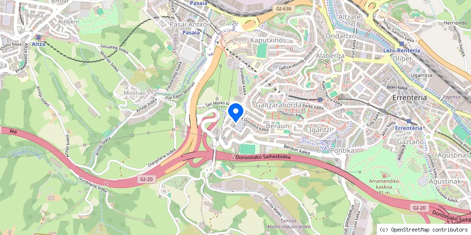 Mapa de la ubicación publicada de IL Cerrajería