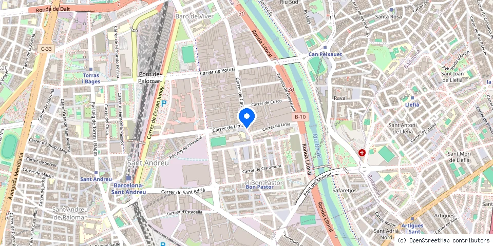 Mapa de la ubicación publicada de Car Key System