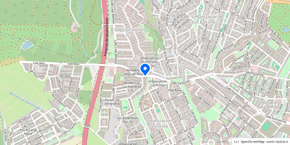 Mapa de la ubicación publicada de Locksmith Union