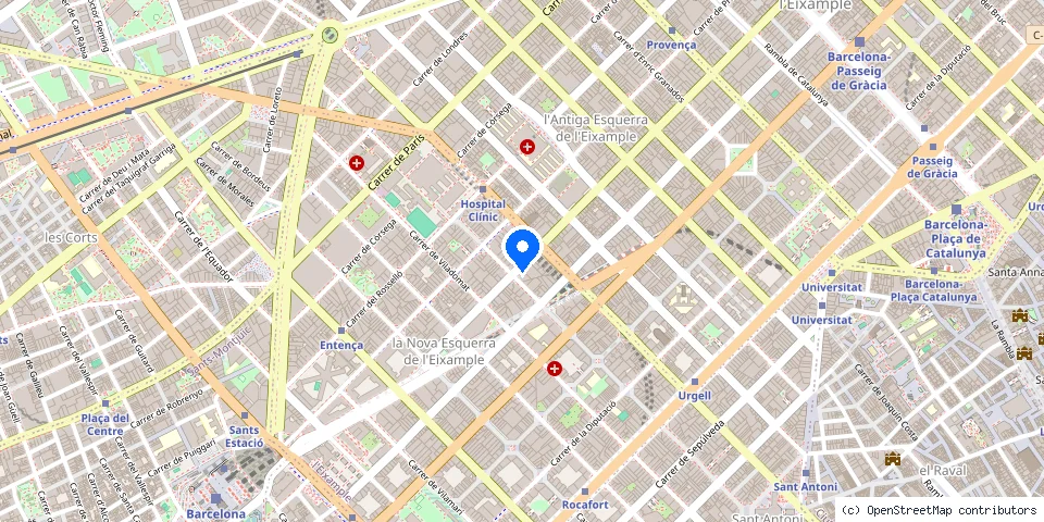 Mapa de la ubicación publicada de Petit Labour