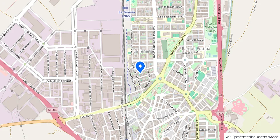 Mapa de la ubicación publicada de Cerrajeros YA