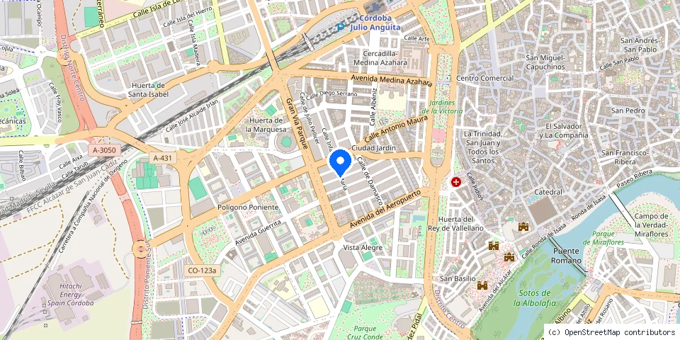 Mapa de la ubicación publicada de Cerrajería José Carlos Martín