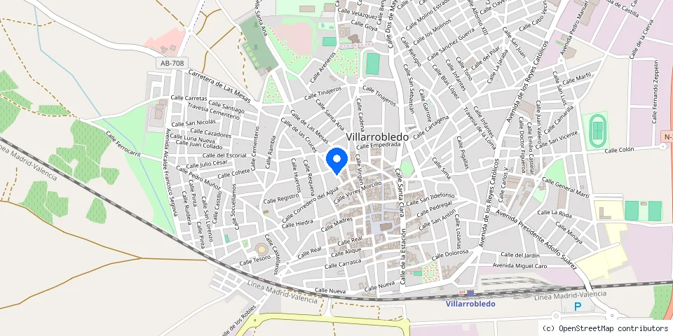 Mapa de la ubicación publicada de Cerrajero Vicente Frías