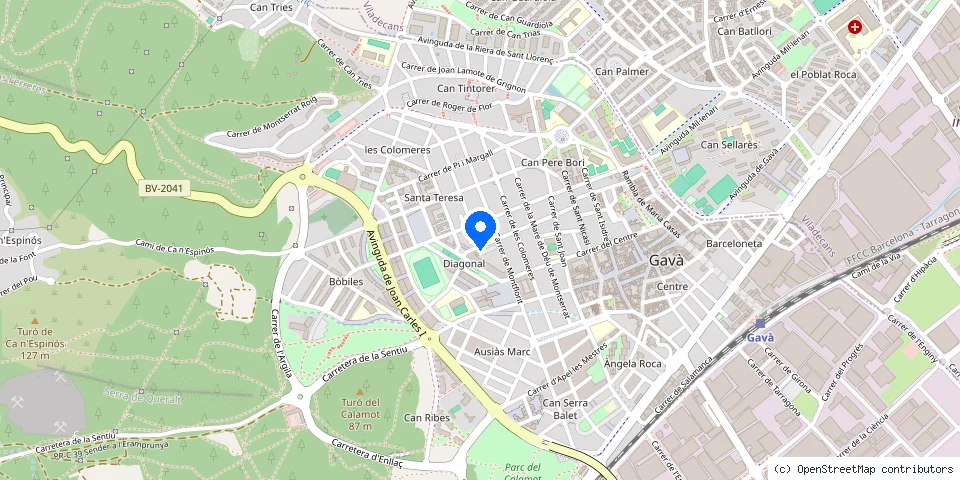 Mapa de la ubicación publicada de Cerrajero Gava