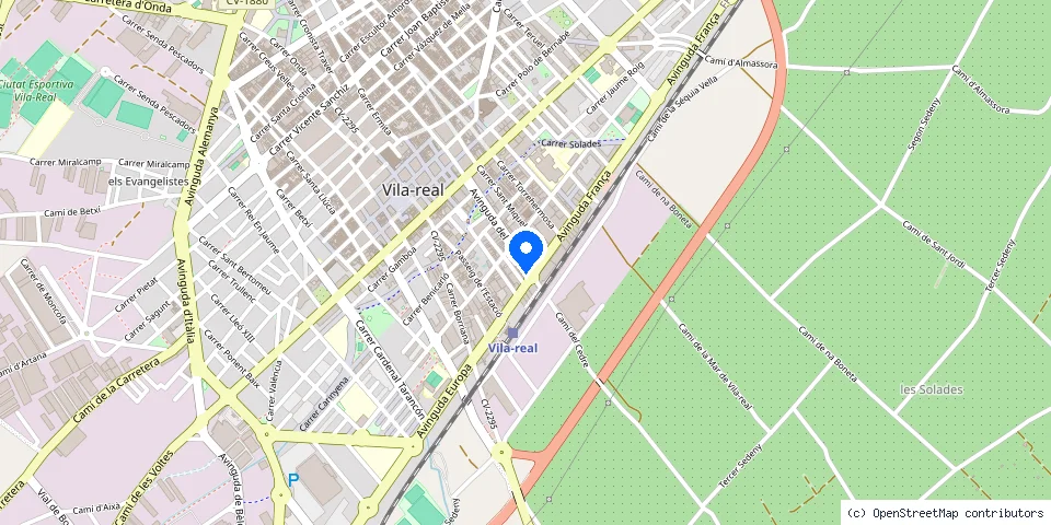 Mapa de la ubicación publicada de Cerraduras Casas - Cerrajeros 24h