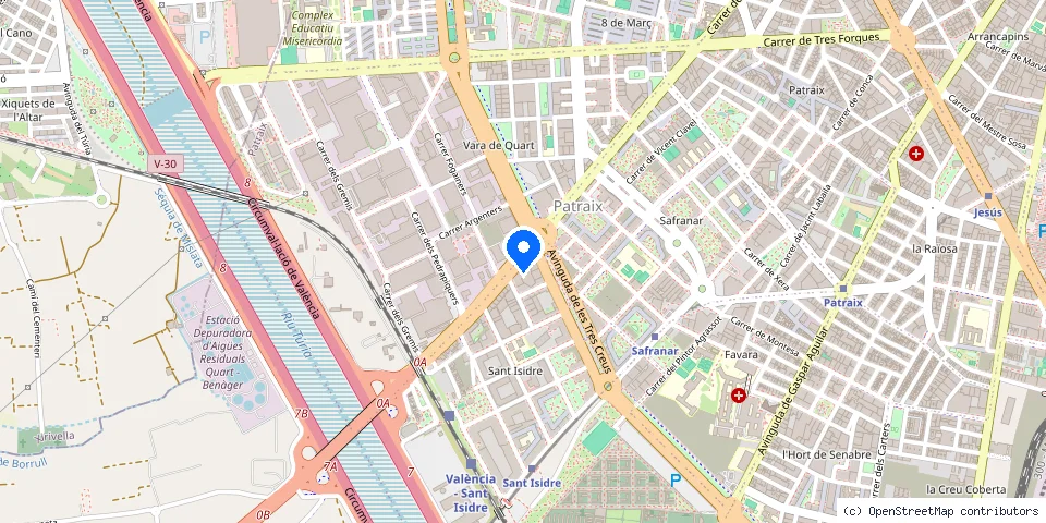 Mapa de la ubicación publicada de Key Electronics
