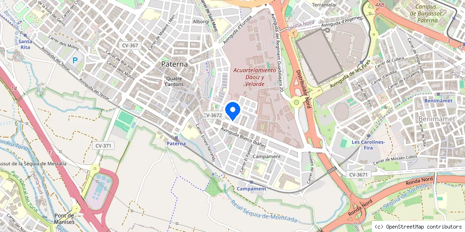 Mapa de la ubicación publicada de Antonio Gonzalez Cerrajeros