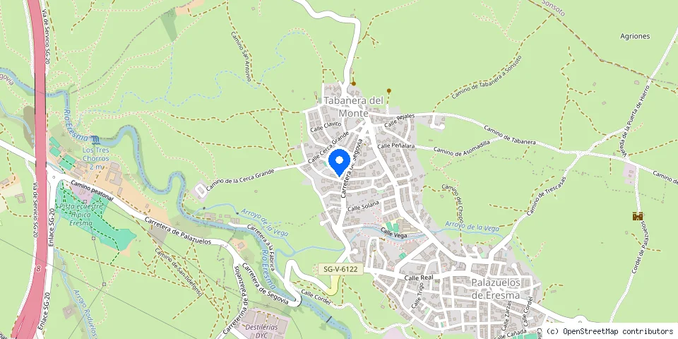 Mapa de la ubicación publicada de Cerrajería H. Rincón