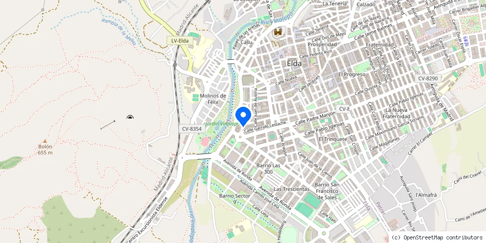 Mapa de la ubicación publicada de Cerrajería López