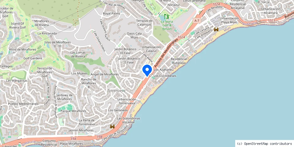 Mapa de la ubicación publicada de Security of Spain locksmiths