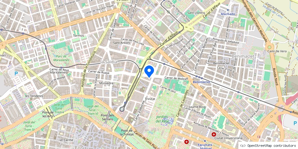 Mapa de la ubicación publicada de PSP Cerrajeros 24h