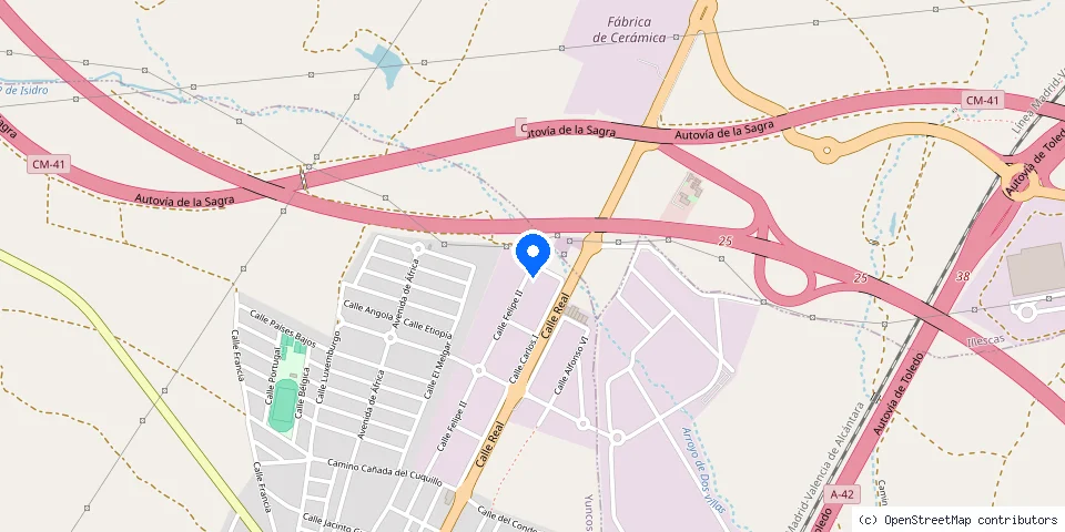 Mapa de la ubicación publicada de Talleres y Contratas Galsan