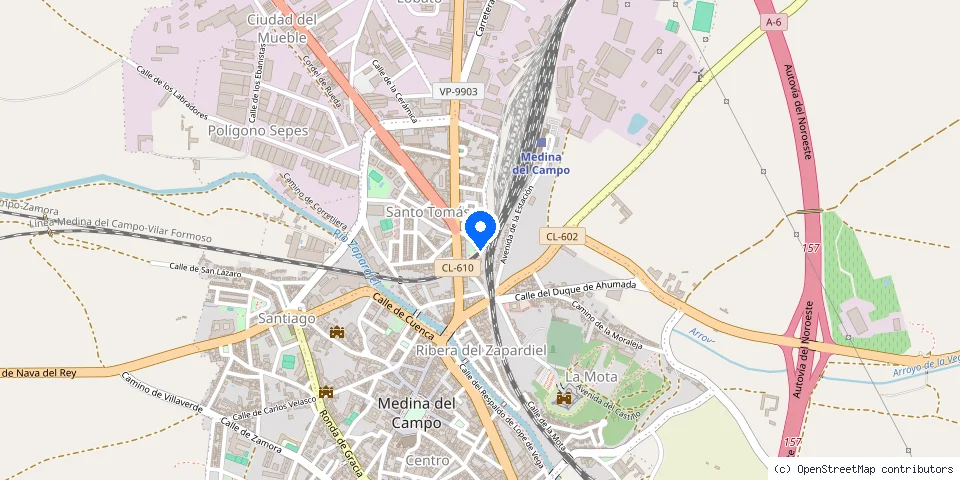 Mapa de la ubicación publicada de Cerrajeria Medina