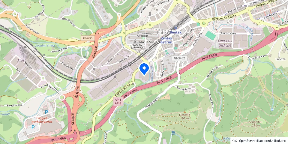 Mapa de la ubicación publicada de Tesa Assa Abloy