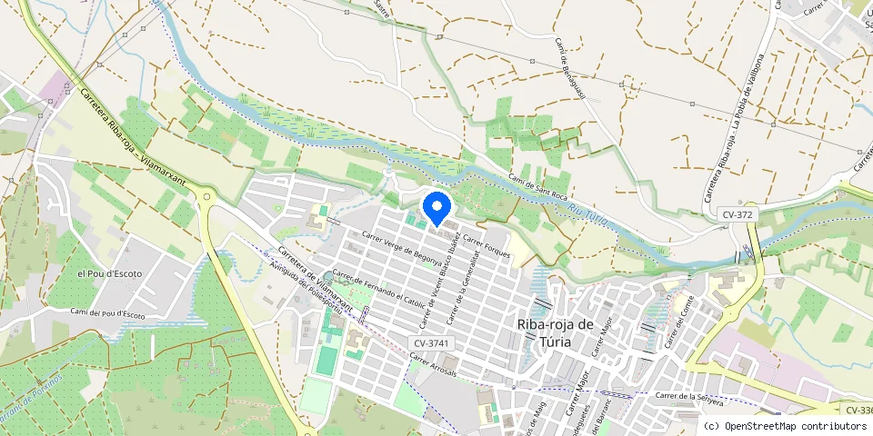 Mapa de la ubicación publicada de Fichet Valencia