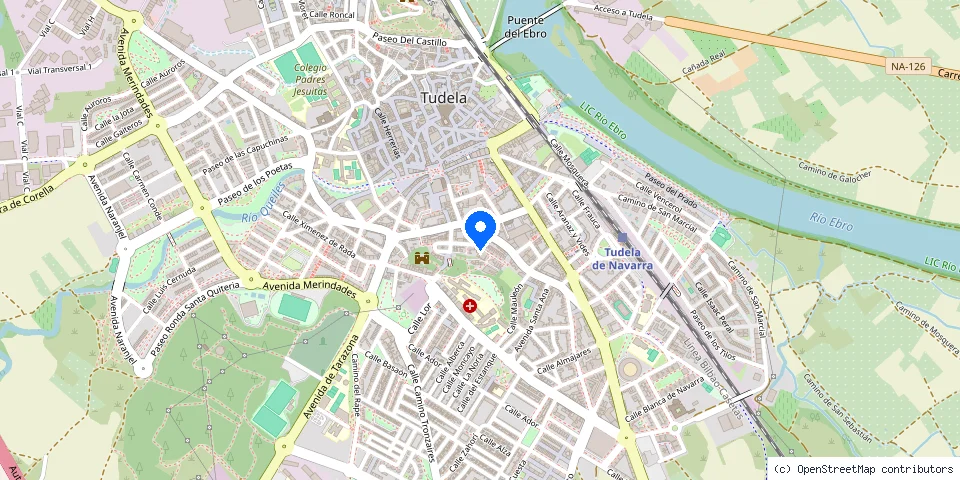 Mapa de la ubicación publicada de Cerrajeria Tudelana
