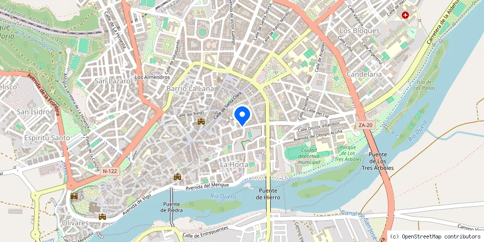 Mapa de la ubicación publicada de Manolo Cerrajero
