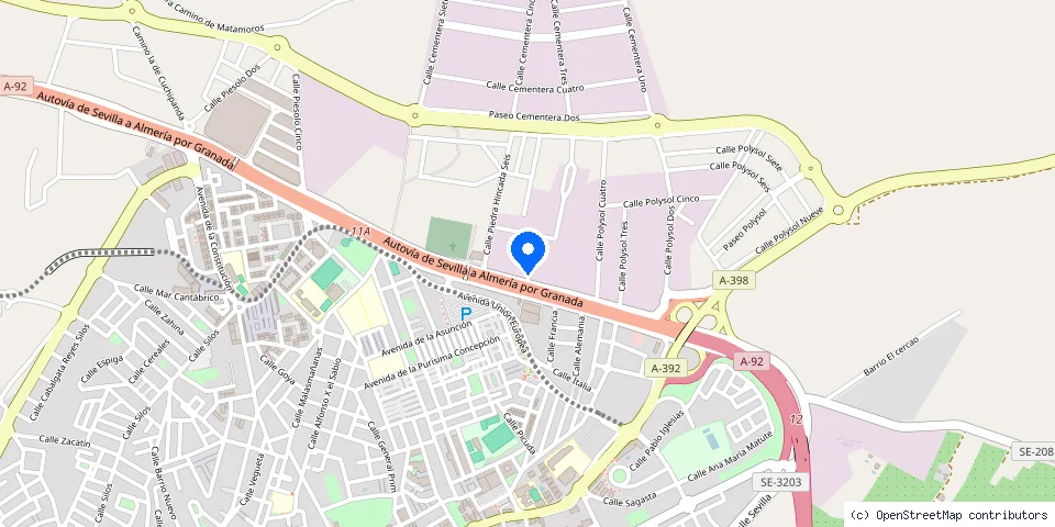 Mapa de la ubicación publicada de MuÑOz Bulnes S.L