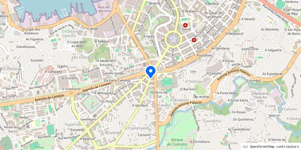 Mapa de la ubicación publicada de Clonner