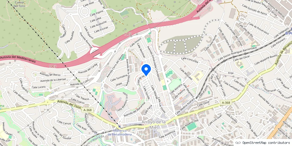 Mapa de la ubicación publicada de Cerrajería y Carpintería Alfredo Flores