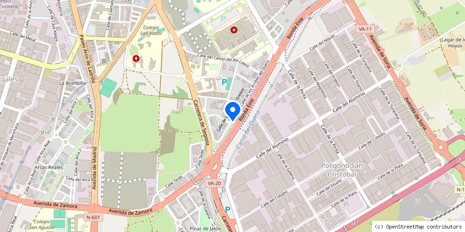 Mapa de la ubicación publicada de Cerrajeros Valladolid