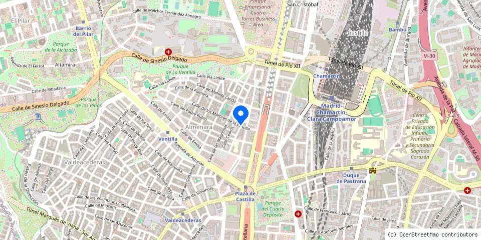 Mapa de la ubicación publicada de David Perez Cerrajeros
