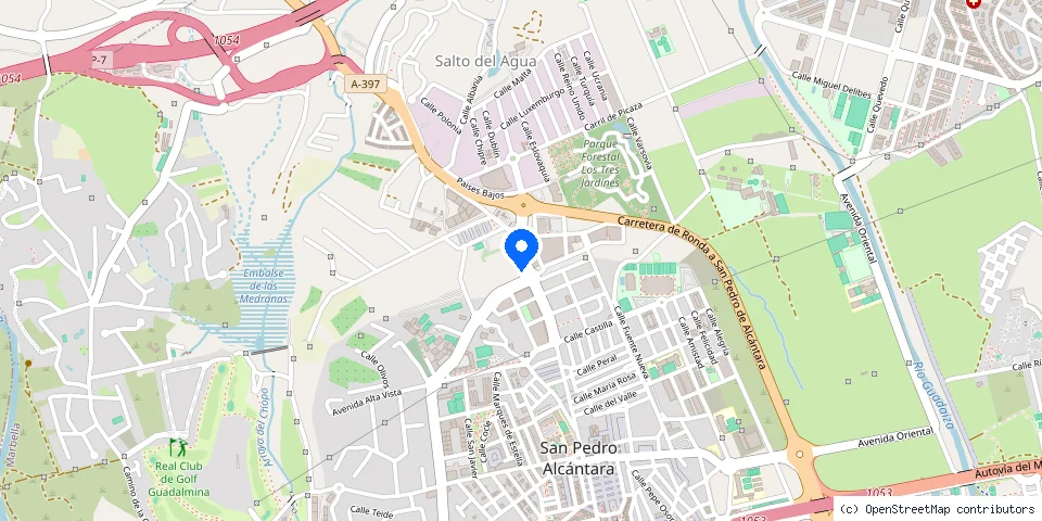 Mapa de la ubicación publicada de Talleres López Fuertes