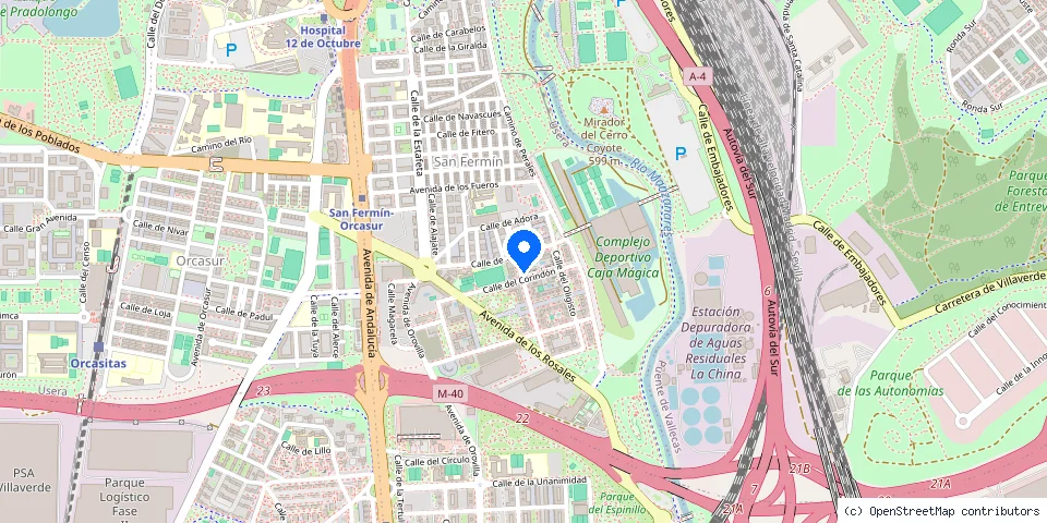 Mapa de la ubicación publicada de Lock Seguridad Madrid,