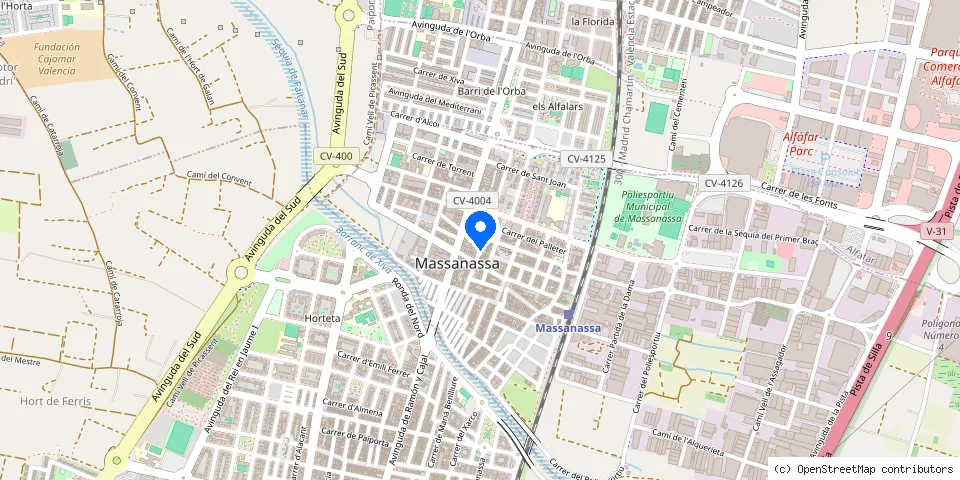 Mapa de la ubicación publicada de Cerrajería Daniel Coy