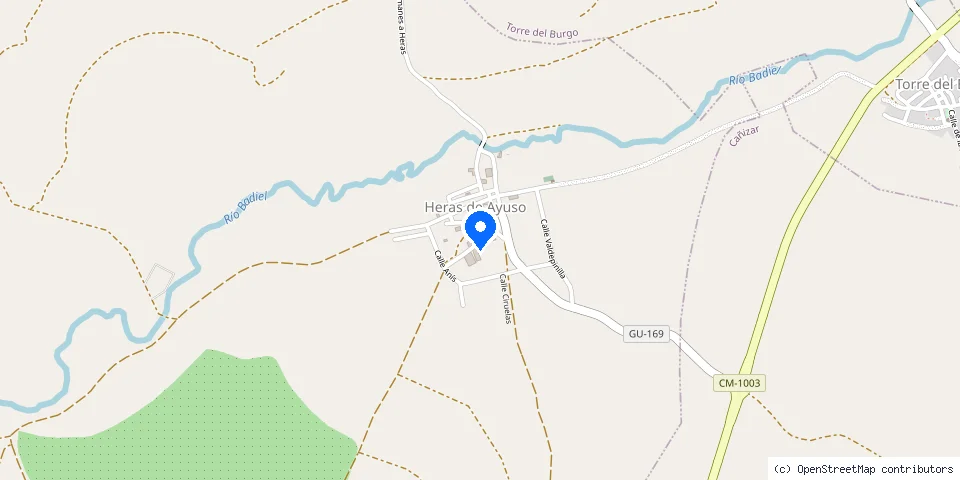 Mapa de la ubicación publicada de Forjama