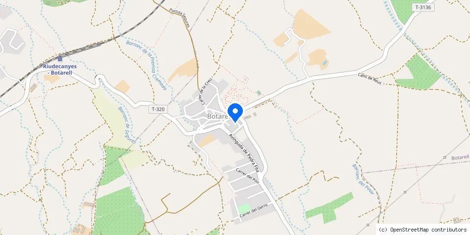 Mapa de la ubicación publicada de Serralleria Juan Baza Quesada