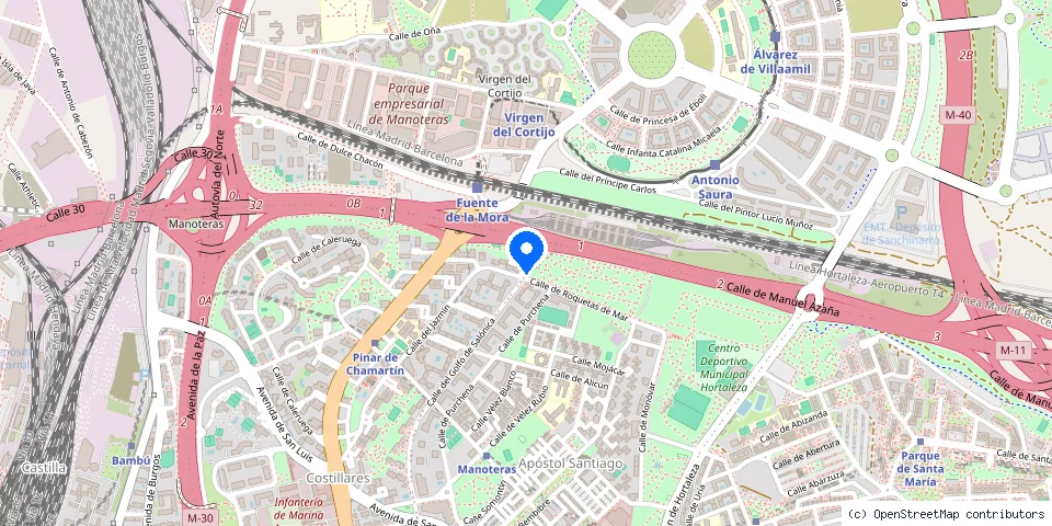 Mapa de la ubicación publicada de ⇨ Cerrajeros Urgentes en Madrid 24h ☎ 91 384 62 43 ☎
