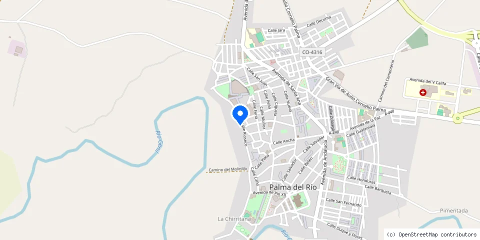 Mapa de la ubicación publicada de Cerrajería Jose