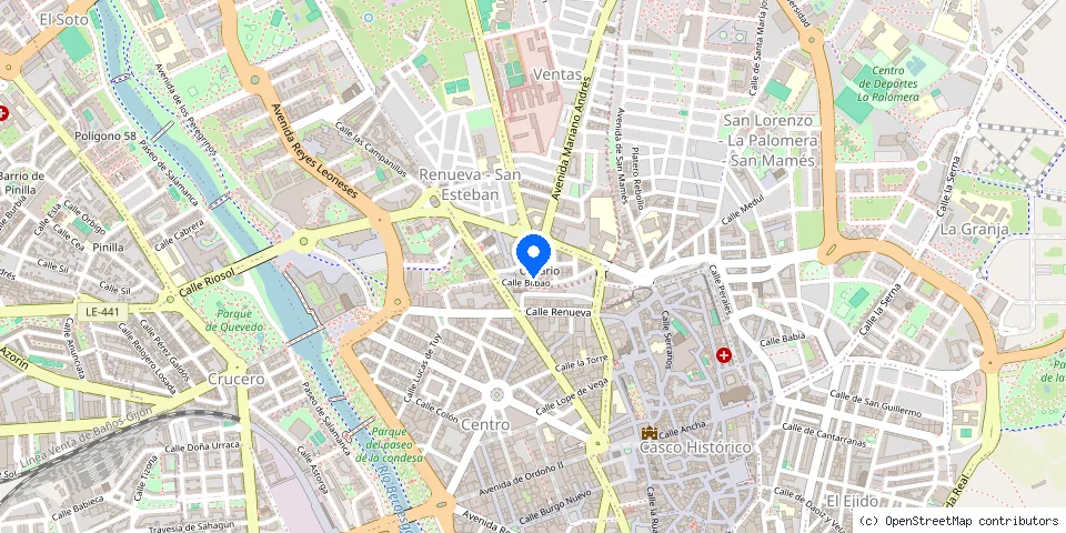 Mapa de la ubicación publicada de Persianas Santa Maria