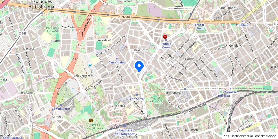 Mapa de la ubicación publicada de Instalacion Puertas Blindadas Andres