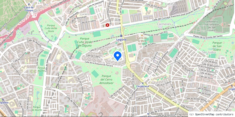Mapa de la ubicación publicada de Cerrajeros Madrid Económicos - CBC
