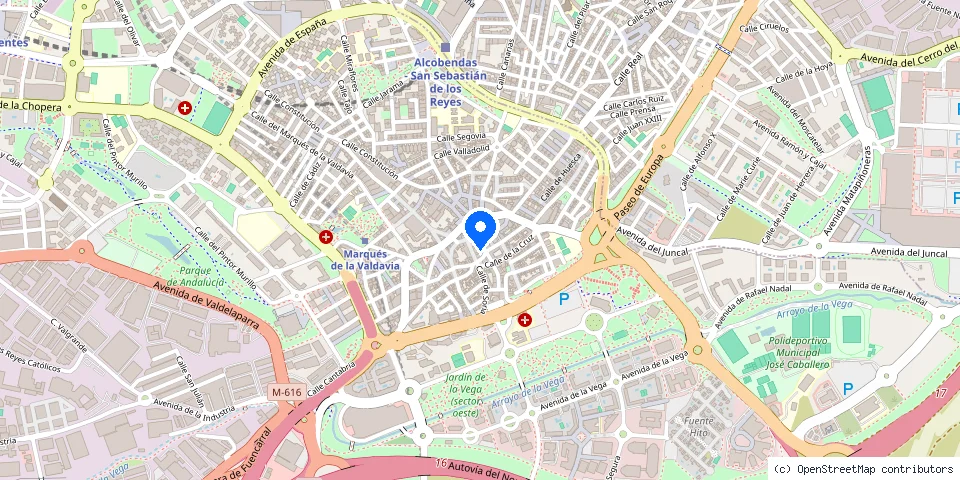 Mapa de la ubicación publicada de Cerrajeros en Alcobendas